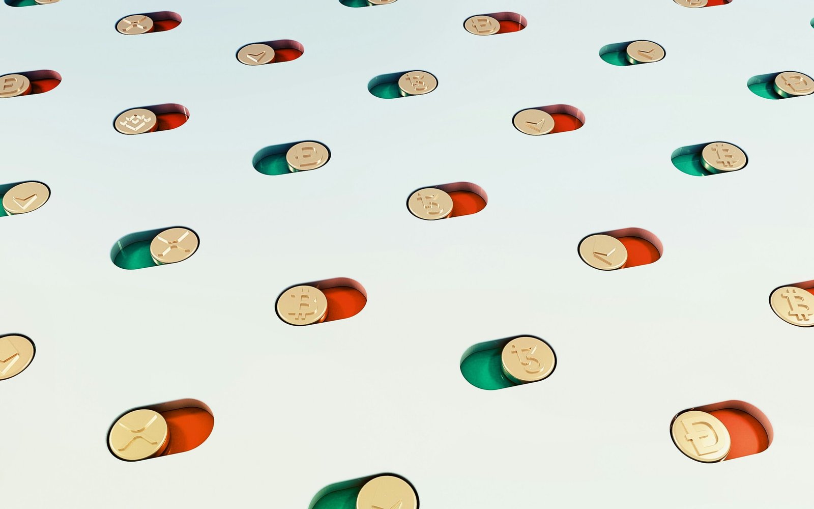 a group of pills a group of pills floating in the air